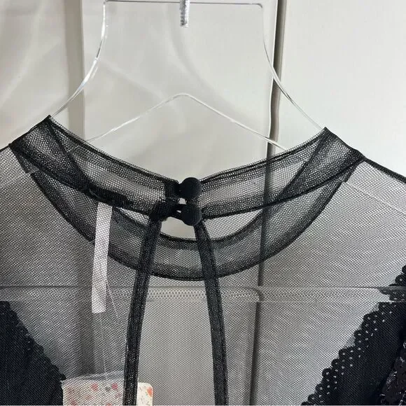 Free People Black Sequin Mini Dress - Picture 13 of 16